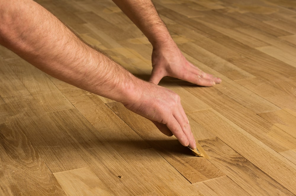 Fix dents in a Hardwood Floor