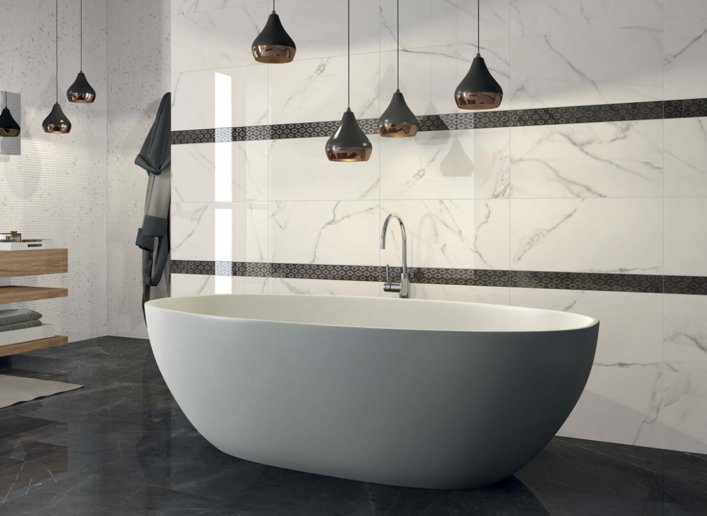 natural stone bathroom flooring