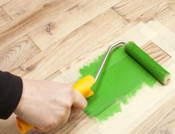 You Won't Believe How This Wood Flooring Was Renovated. painting_floor