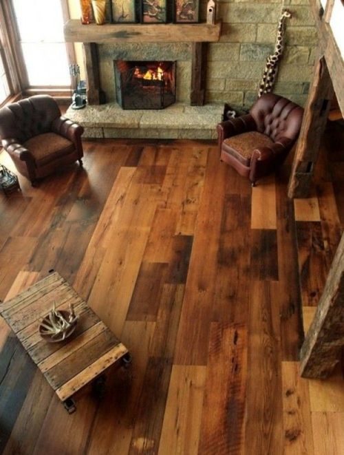 Vintage Flooring In The Living Room vintage-flooring-living-room