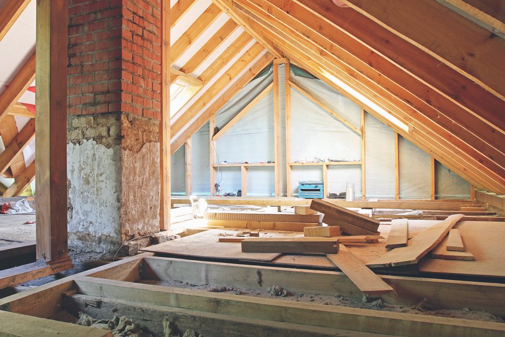 attic floor installation|Using tape measure on loft floor boards