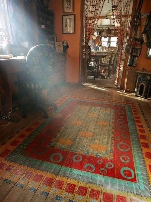 Boho Chic Flooring boho-style-floor