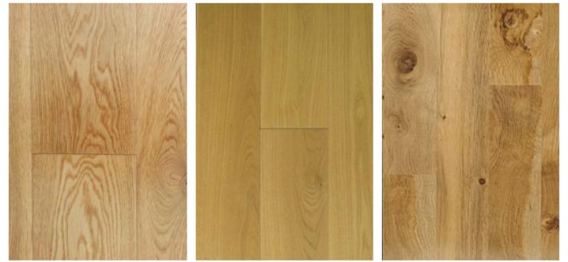 Colour Variations In Different Wood Flooring Grades